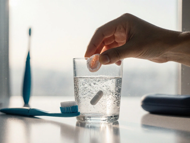 Jak často používat coregové tablety pro nasazovací zuby?