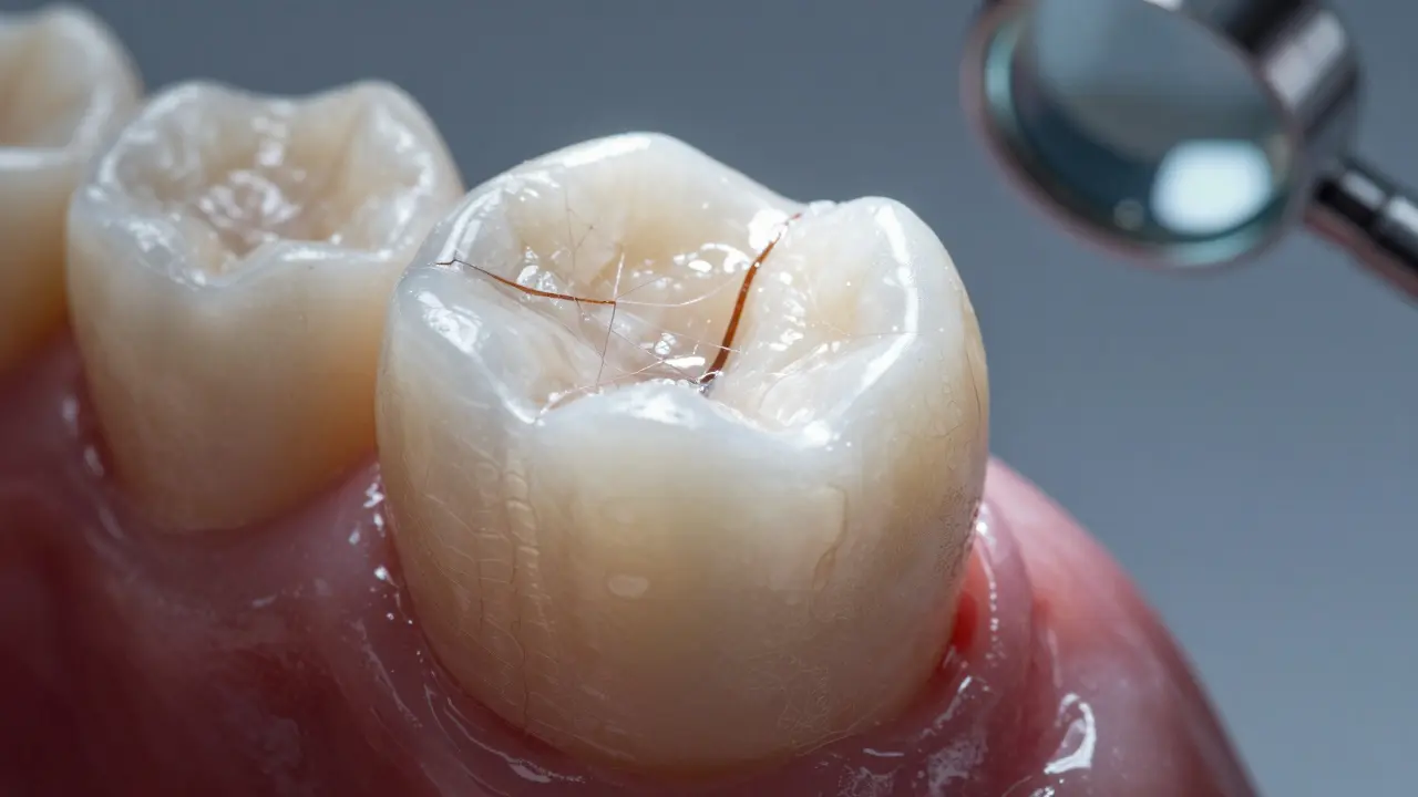 Jak vypadá prasklina na zubech a co s ní dělat