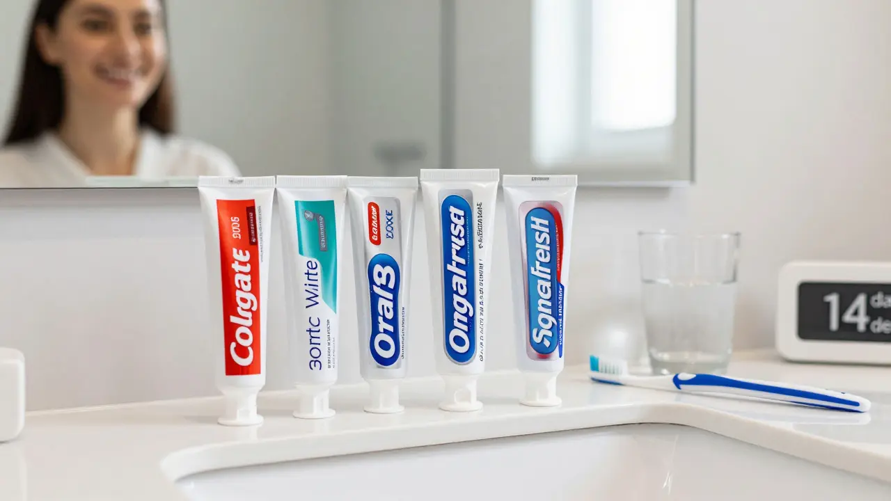 Porovnání nejpopulárnějších bělících zubních past v roce 2026