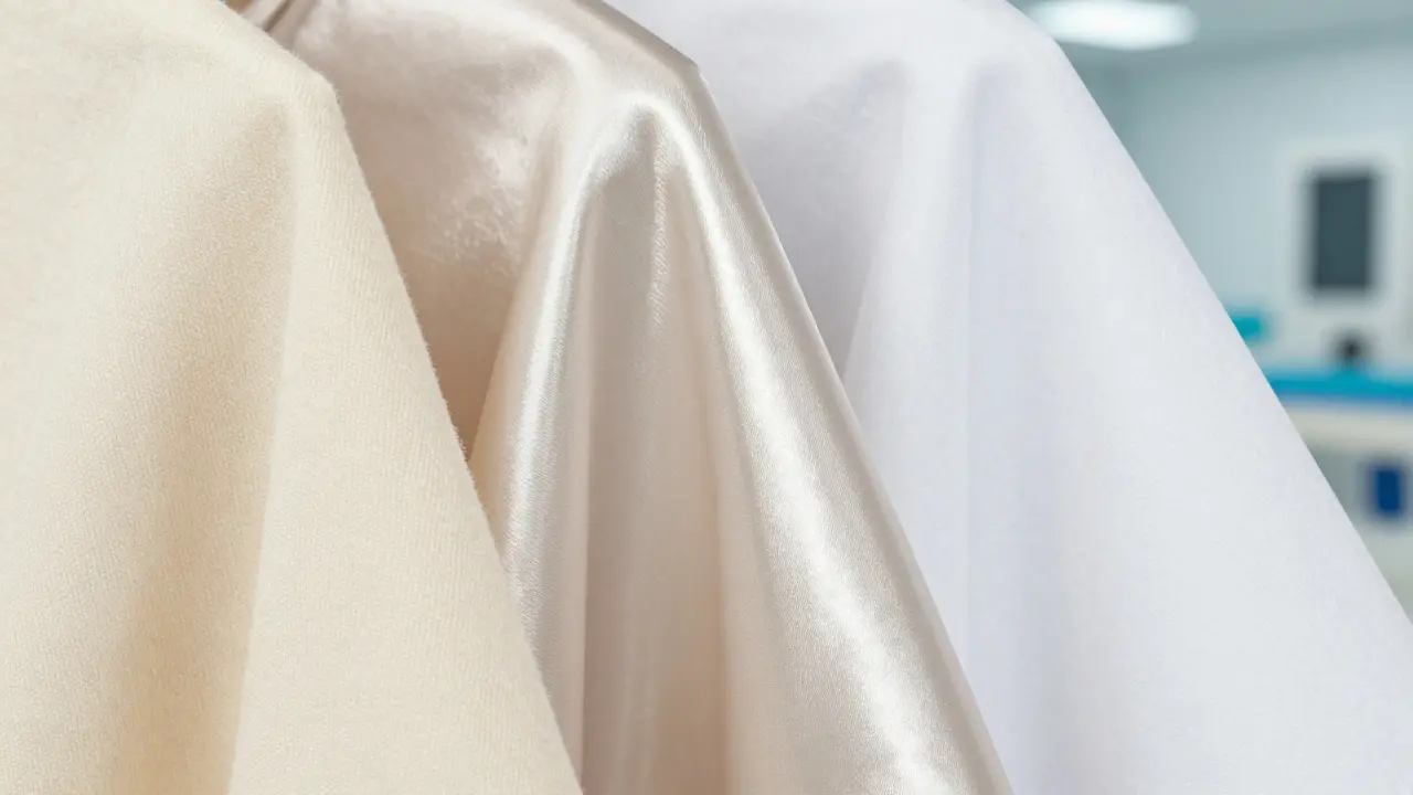 Srovnání textilních materiálů pro nemocniční oblečení