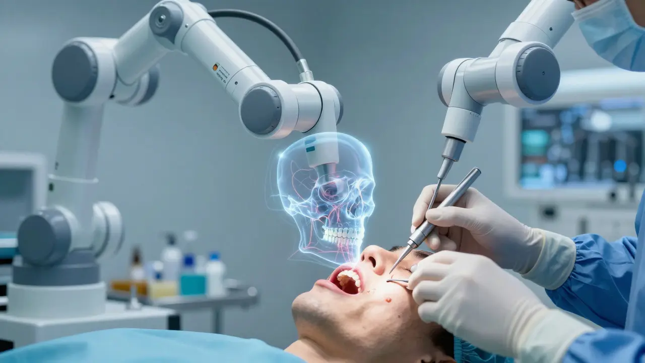 Budoucnost maxilofaciální chirurgie: Robotika, AI a regenerativní medicína